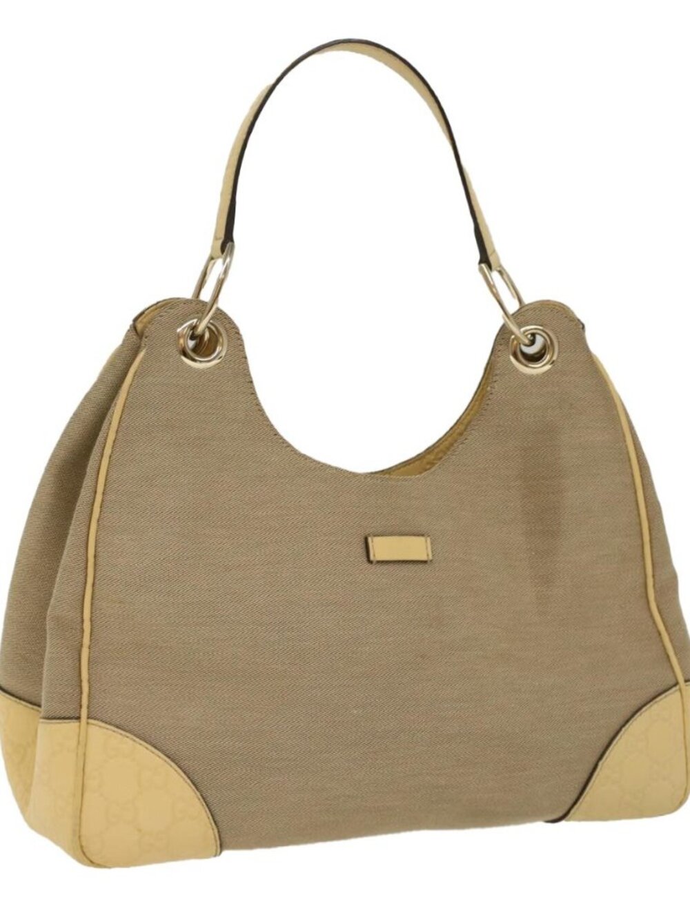 GUCCI GG Canvas Guccissima Shoulder Bag Outlet Black 257268 Auth ti1188